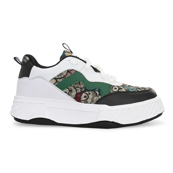 White_Synthetic_And_Airmix_Lace_Ups_Sneakers_For_Men