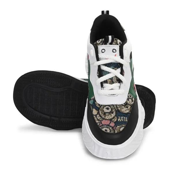 White_Synthetic_And_Airmix_Lace_Ups_Sneakers_For_Men