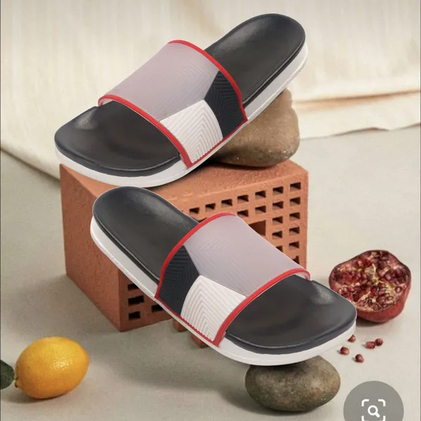 Black_Silicon_Strap_And_Pvc_Slip_On_Sliders_For_Men