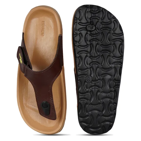 Brown_Leatherette_And_Eva_Slip_On_Sandals_For_Men