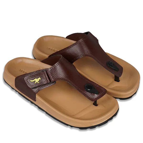 Brown_Leatherette_And_Eva_Slip_On_Sandals_For_Men