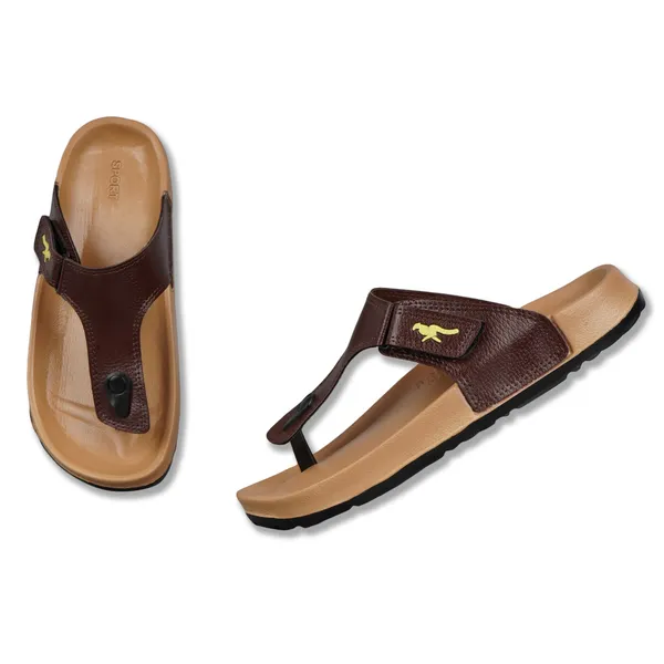 Brown_Leatherette_And_Eva_Slip_On_Sandals_For_Men