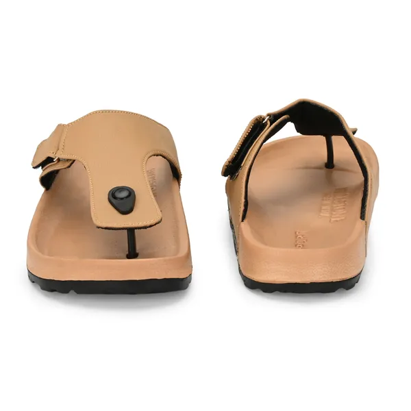 Beige_Leatherette_And_Eva_Slip_On_Sandals_For_Men