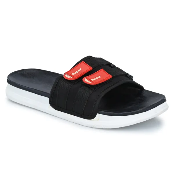 Black_Silicon_Strap_And_Pvc_Slip_On_Sliders_For_Men