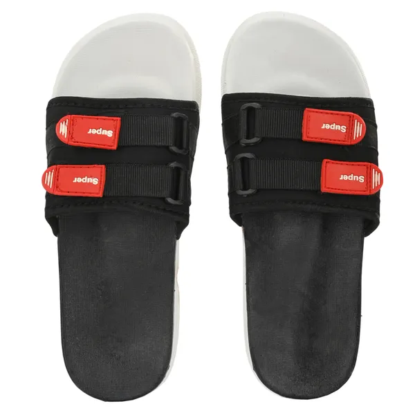 Black_Silicon_Strap_And_Pvc_Slip_On_Sliders_For_Men