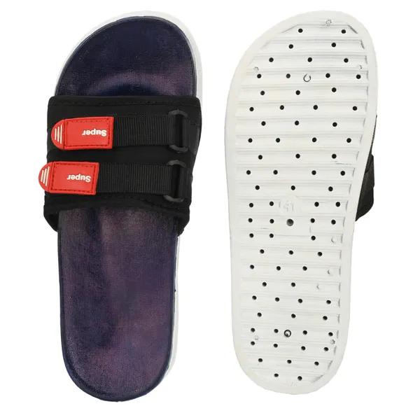 Navy_Blue_Silicon_Strap_And_Pvc_Slip_On_Sliders_For_Men