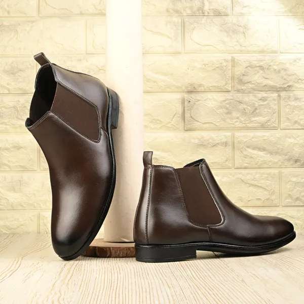 Brown_Leatherette_And_Tpr_Slip_On_Boots_For_Men