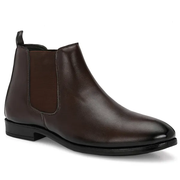 Brown_Leatherette_And_Tpr_Slip_On_Boots_For_Men