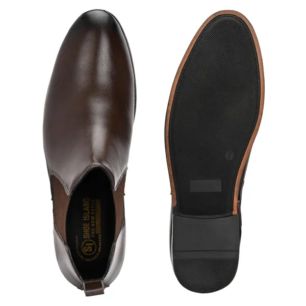 Brown_Leatherette_And_Tpr_Slip_On_Boots_For_Men