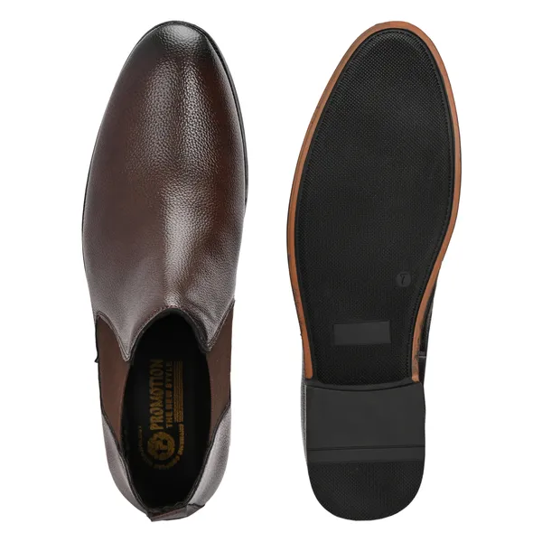 Brown_Leatherette_And_Tpr_Slip_On_Boots_For_Men
