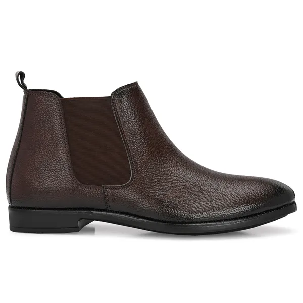Brown_Leatherette_And_Tpr_Slip_On_Boots_For_Men