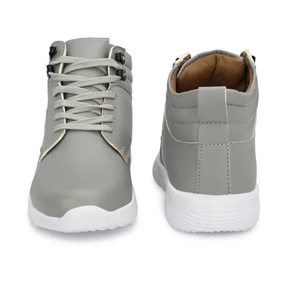 Grey_Leatherette_And_Airmix_Lace_Ups_Sneakers_For_Men