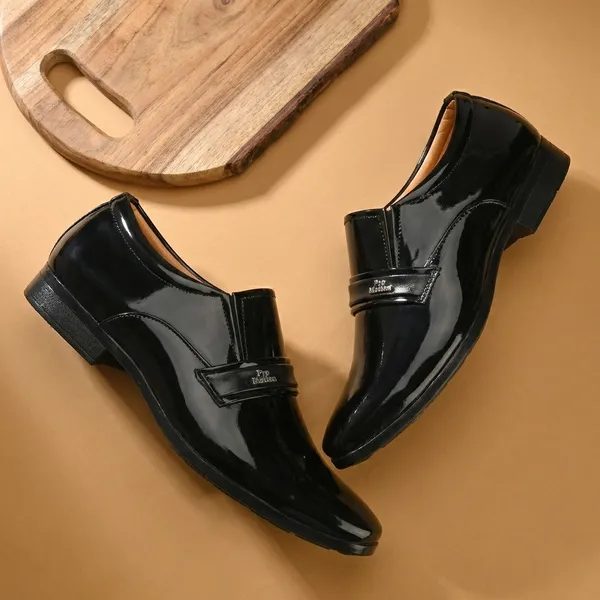 Black_Patent_Leather_And_Tpr_Slip_On_Slip-On_For_Men