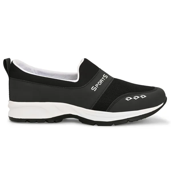 Black_Mesh_And_Airmix_Slip_On_Sports_Shoes_For_Men