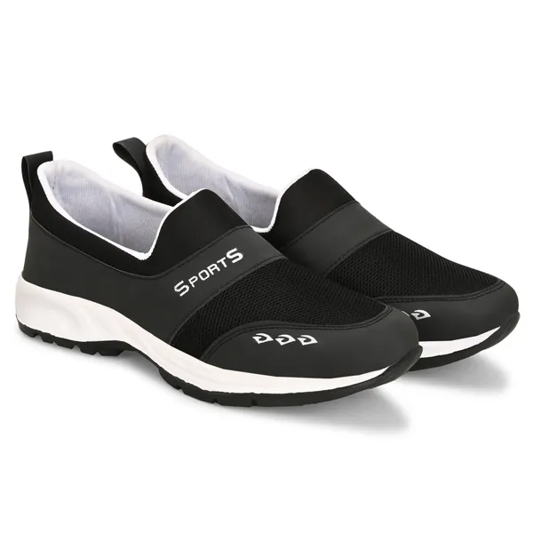 Black_Mesh_And_Airmix_Slip_On_Sports_Shoes_For_Men