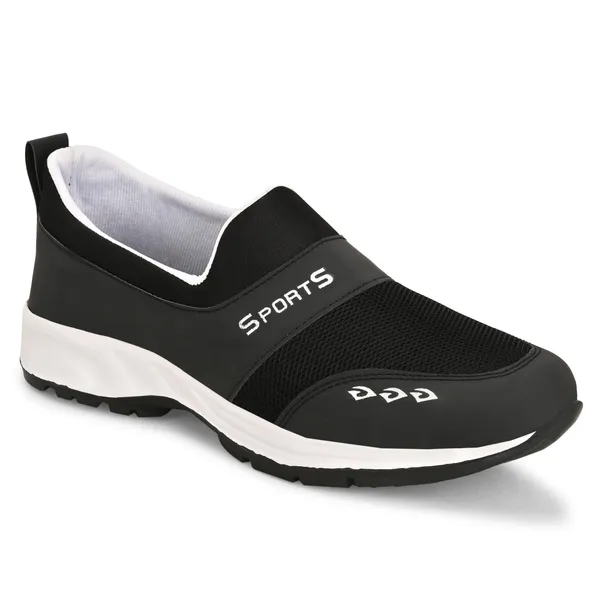 Black_Mesh_And_Airmix_Slip_On_Sports_Shoes_For_Men