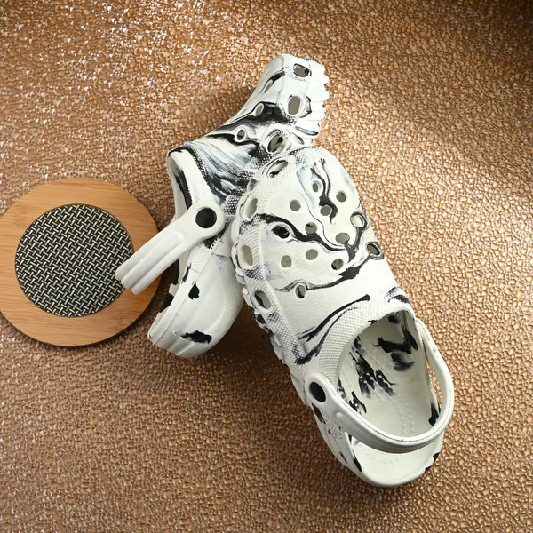 White_N_Black_Eva_And_Eva_Slip_On_Clogs_For_Men