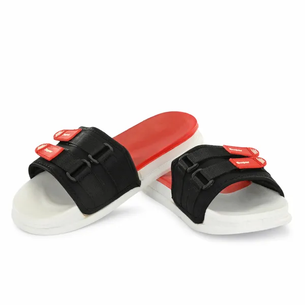 Red_Silicon_Strap_And_Pvc_Slip_On_Sliders_For_Men