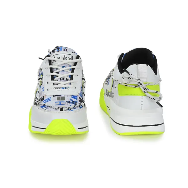 White_Synthetic_And_Airmix_Lace_Ups_Sneakers_For_Men