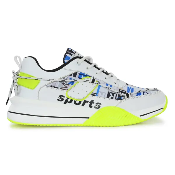 White_Synthetic_And_Airmix_Lace_Ups_Sneakers_For_Men