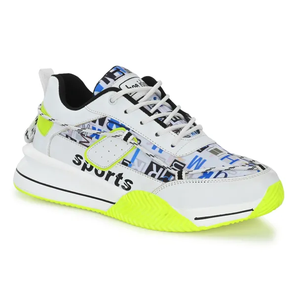 White_Synthetic_And_Airmix_Lace_Ups_Sneakers_For_Men