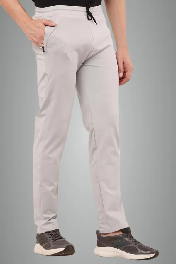 Light_Grey_Lycra_Blend_Track_Pants_For_Men