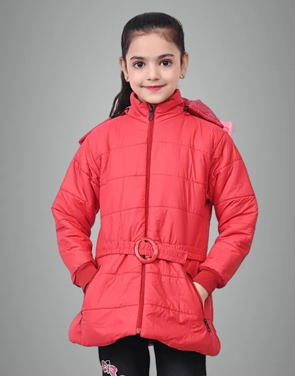 Red_Polyester_Winter_Jacket_For_Girl