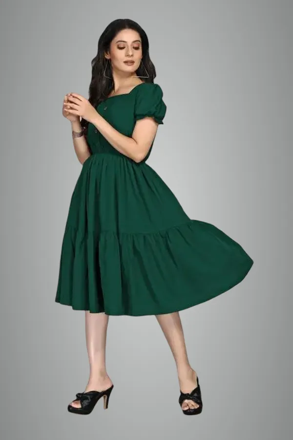 Green_Crepe_Dress_For_Women