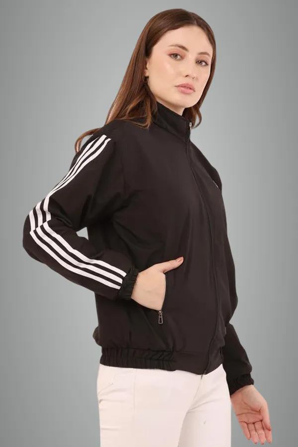 Black_Polyester_Windcheater_Jacket_For_Women
