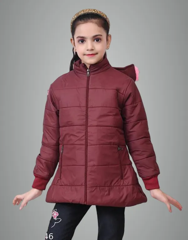 Maroon_Polyester_Winter_Jacket_For_Girl