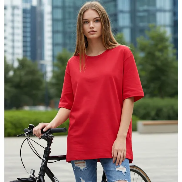 Red_Cotton_Premium_Comfort_Fit_Oversized_T-Shirt_For_Women