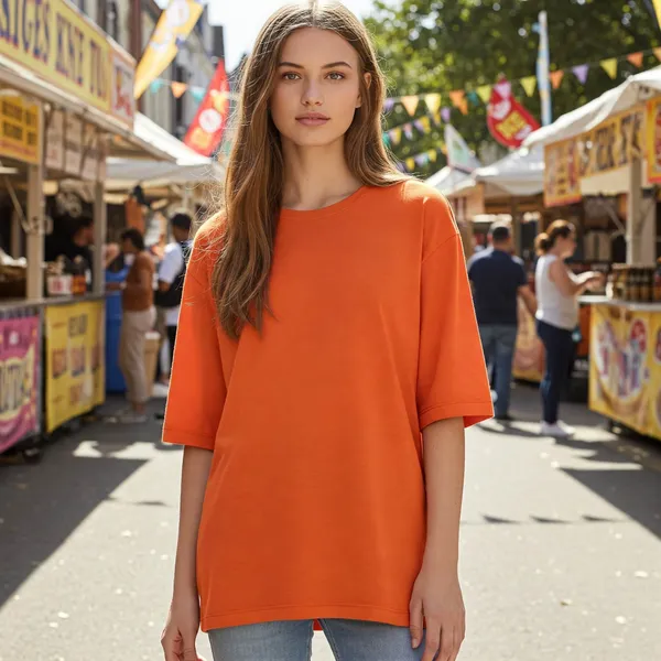 Yellow_Cotton_Premium_Comfort_Fit_Oversized_T-Shirt_For_Women