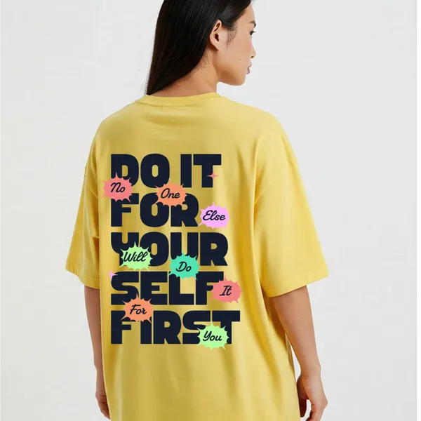 Yellow_Cotton_Premium_Do_It_For_Yourself_First_Motivational_Oversized_Graphic_T-Shirt_For_Women