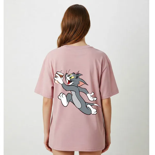 Pink_Cotton_Premium_Tom_And_Jerry_Cartoon_Tee_T-Shirt_For_Women