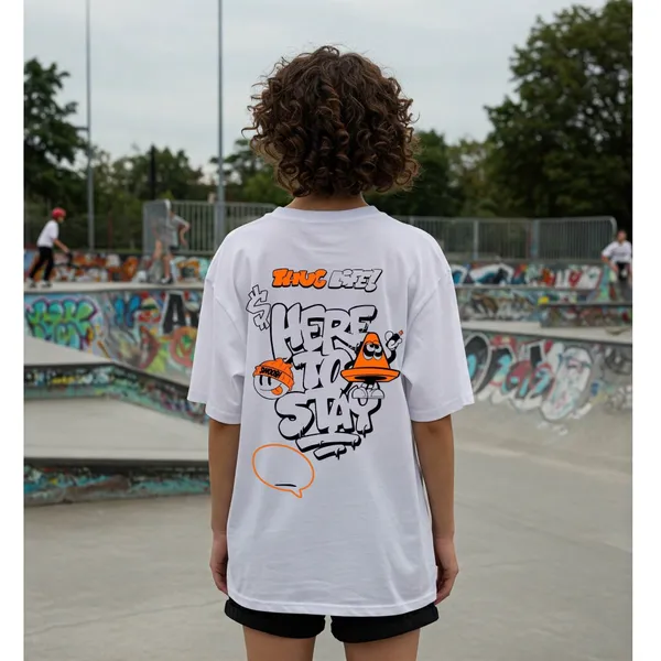 White_Cotton_Premium_Here_To_Stay_Graphic_Tee_T-Shirt_For_Women
