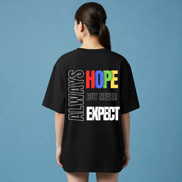 Black_Cotton_Premium_Always_Hope_Never_Expect_Graphic_Tee_T-Shirt_For_Women