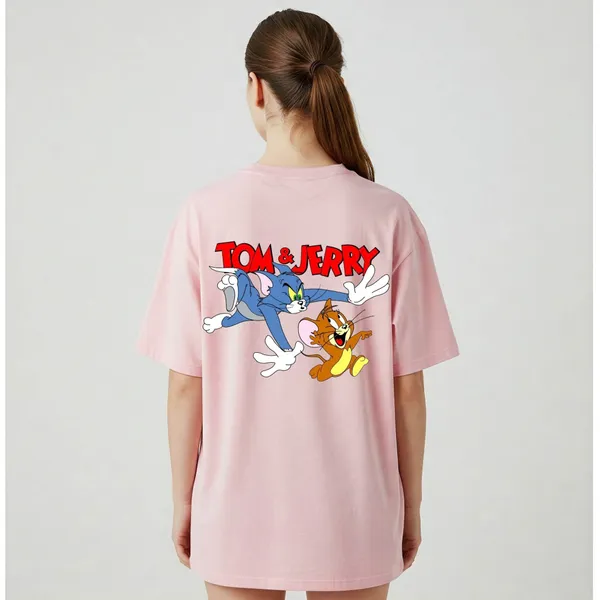 Pink_Cotton_Premium_Tom_&_Jerry_Cartoon_Tee_T-Shirt_For_Women