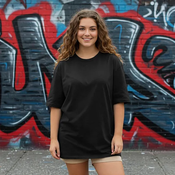 Black_Cotton_Premium_Human_Oversized_Graphic_Tee_T-Shirt_For_Women
