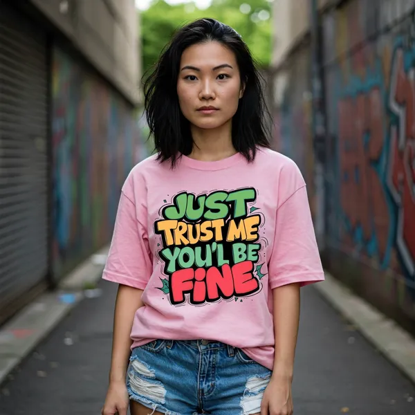 Pink_Cotton_Premium_Just_Trust_Me_You'Ll_Be_Fine_Graphic_Tee_T-Shirt_For_Women
