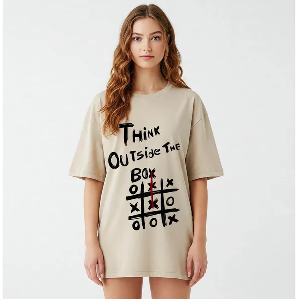 Beige_Cotton_Premium_Think_Outside_The_Box_Graphic_Oversized_T-Shirt_For_Women