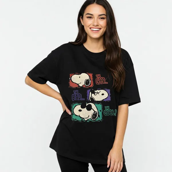 Black_Cotton_Premium_The_Good_Bad_Cool_Snoopy_Graphic_Oversized_T-Shirt_For_Women