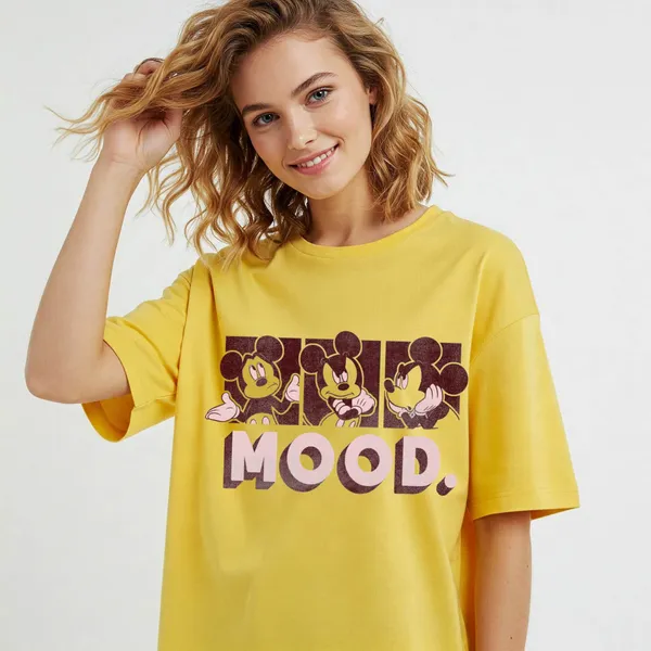 Yellow_Cotton_Premium_Mickey_Mood_Graphic_Oversized_T-Shirt_For_Women