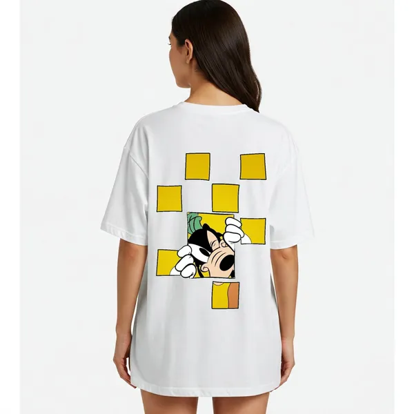 White_Cotton_Premium_Goofy_Peeking_Graphic_Oversized_T-Shirt_For_Women