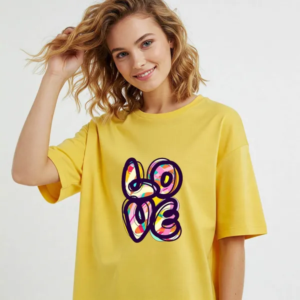 White_Cotton_Premium_Mickey_Mouse_Faces_Graphic_Oversized_T-Shirt_For_Women