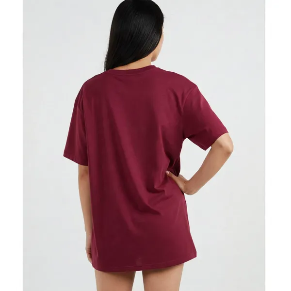 Red_Cotton_Premium_Oversized_T-Shirt_For_Women