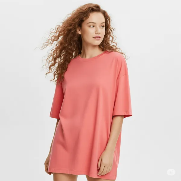 Dusty_Cotton_Premium_Dusty_Rose_And_Terracotta_Oversized_Fit_Crew-Neck_Essential_Comfort_Tee_T-Shirt_For_Women