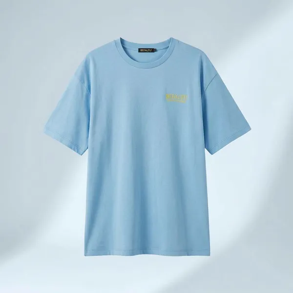 Blue_Cotton_Premium_Comfort_Fit_Minimal_Front_Logo_Tee_Oversized_T-Shirt_For_Women