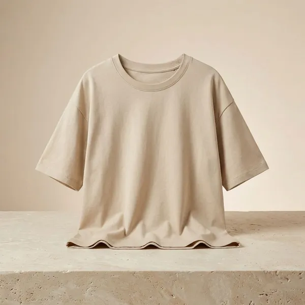 Beige_Cotton_Premium_Comfort_Fit_Oversized_T-Shirt_For_Women