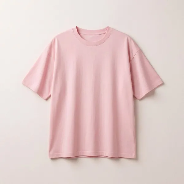 Pink_Cotton_Premium_Oversized_Street_Style_Fit_T-Shirt_For_Women