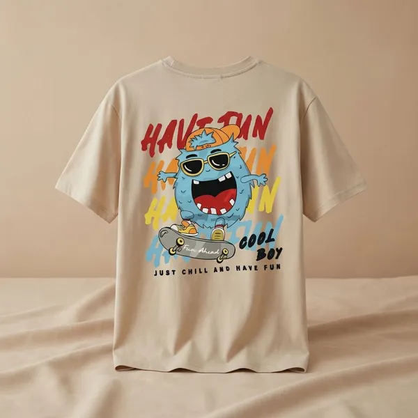 Beige_Cotton_Premium_Have_Fun_Cool_Boy_Graphic_Tee_T-Shirt_For_Women